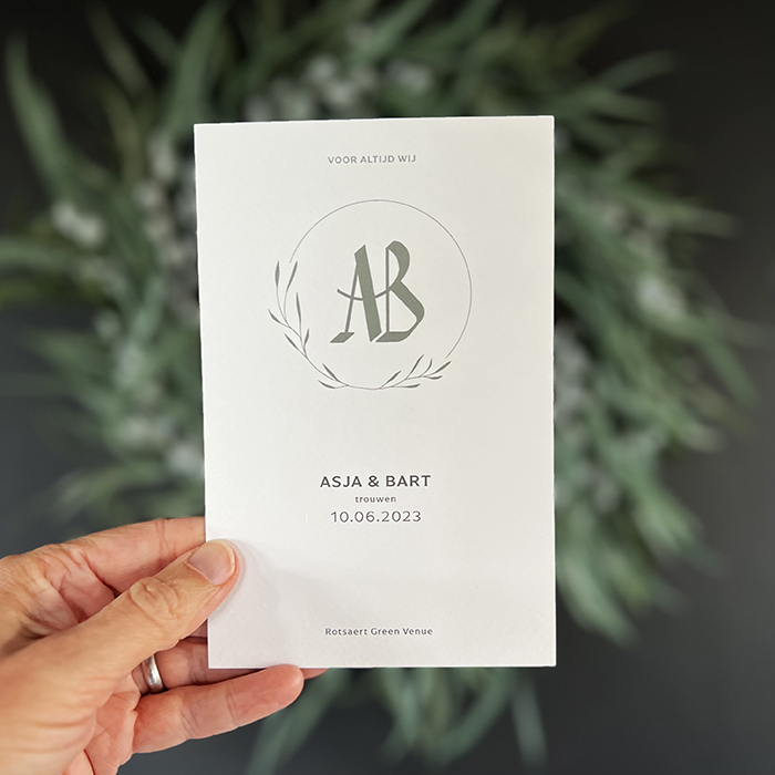 Weddingstationary – Asja & Bart