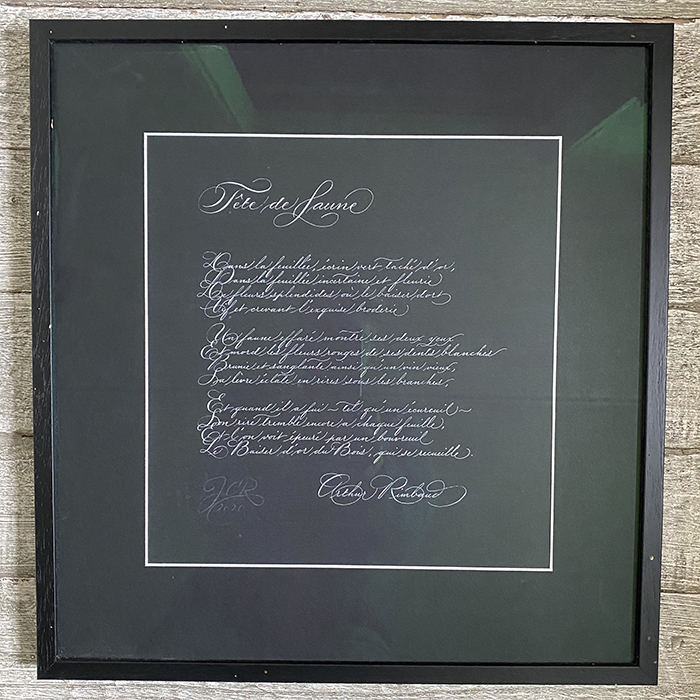 Frame – Tête de faune