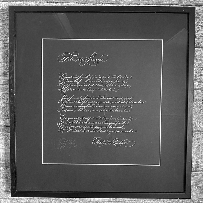 Frame – Tête de faune